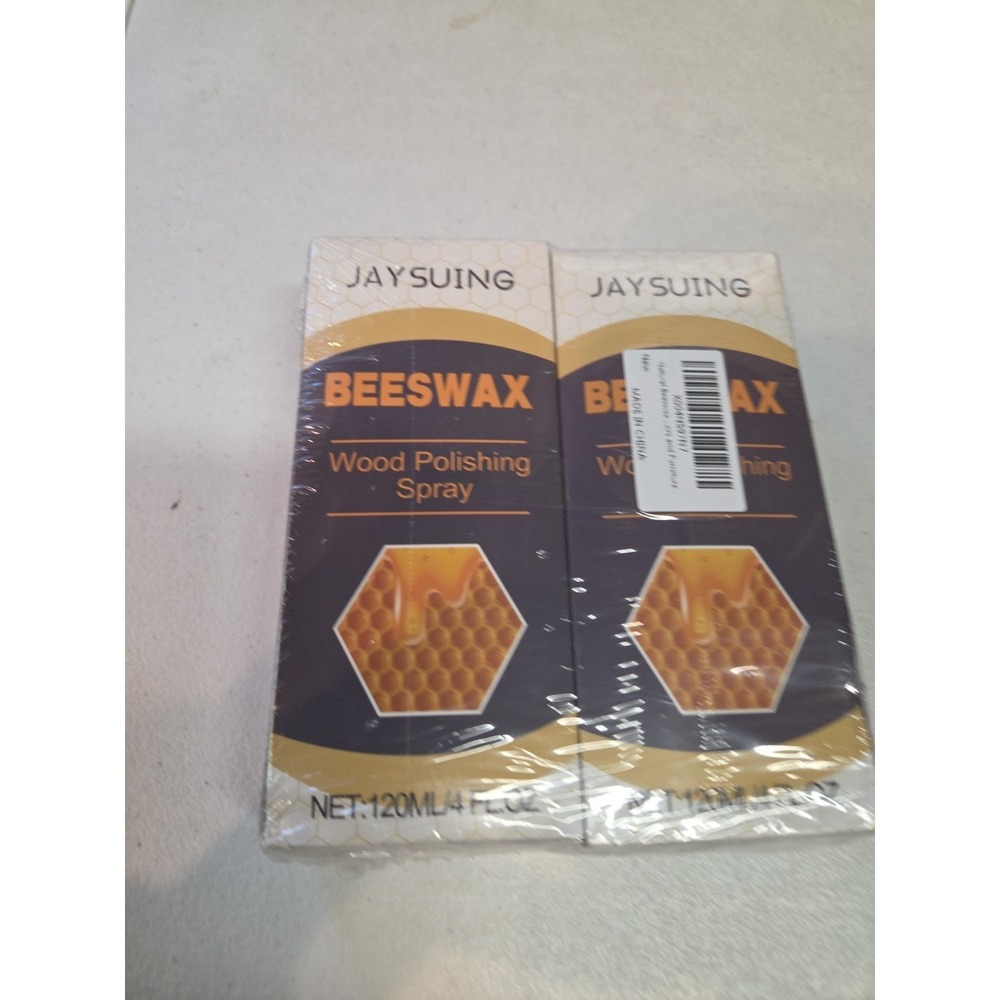 2 Boxes JaySuing Beeswax Wood Polishing Spray 120ml Each New In Box